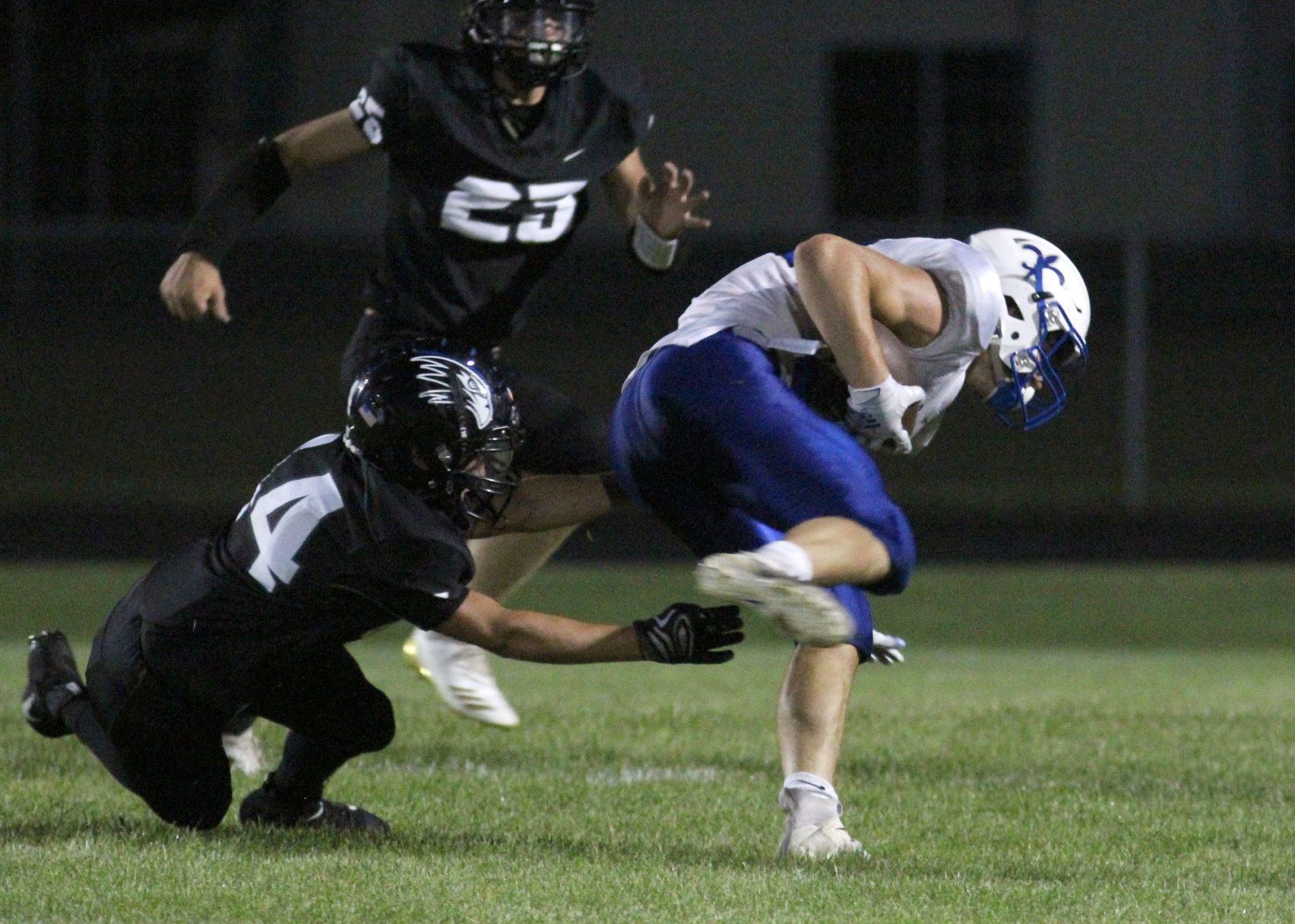 Saint Croix Falls at Bloomer football 8-23-19